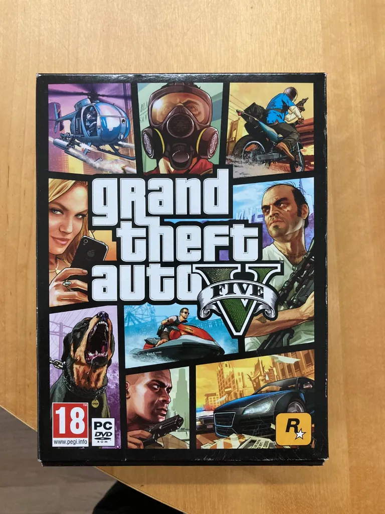 Gta V PC 7-disc Set Includes Everything