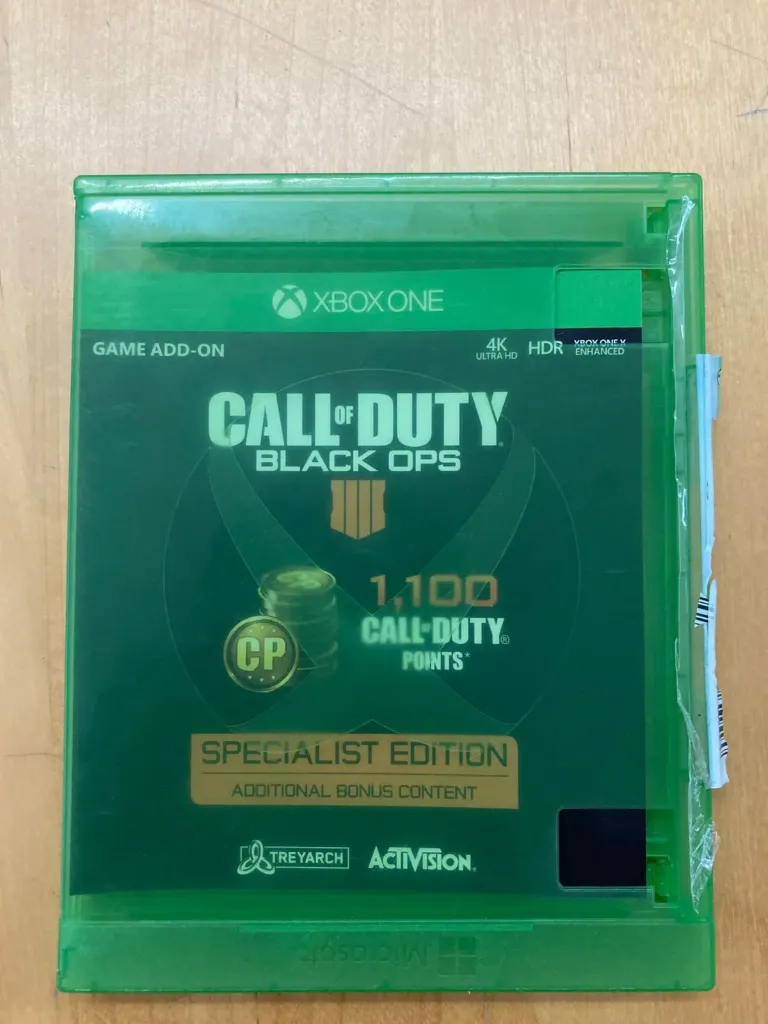 Call of Duty Black Ops 4 for X Box One