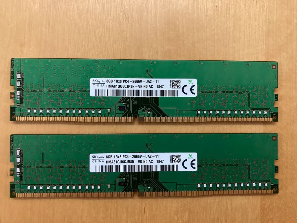 Sk Hynix 16gb 2x8 DDR4