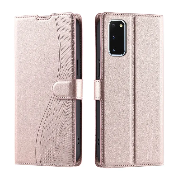 For Samsung Galaxy S20 Voltage Ultra-thin Dot Leather Phone Case