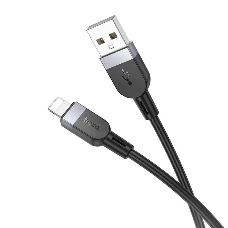 hoco Silicone Fast Charging Data Cable, USB to 8 Pin, 1m 