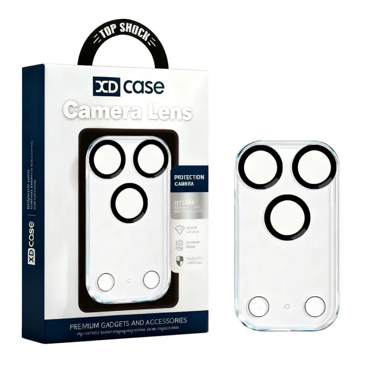 For iPhone 17 Pro Max Silkscreen Integrated Tempered Glass Back Camera Film