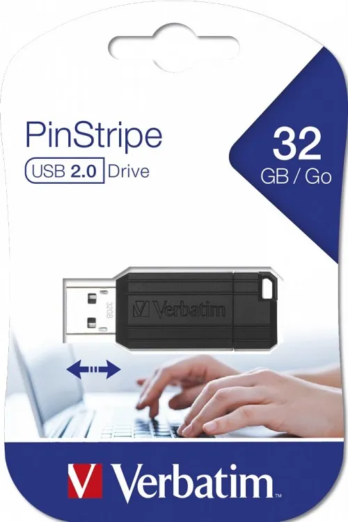 Verbatim USB Drive 2.0 Pinstripe 32GB