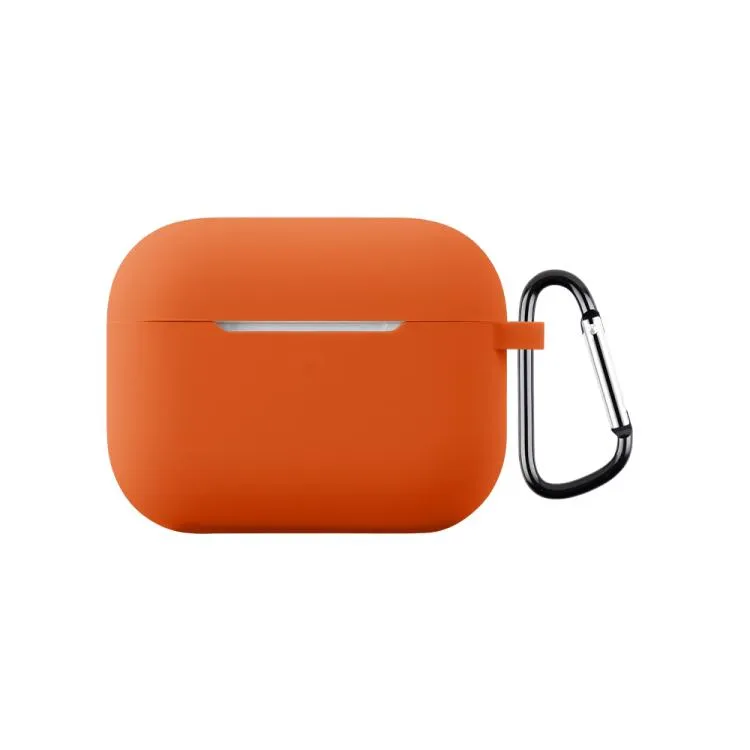 For AirPods Pro 3 Silicone Earphone Protective Cover with Hook (Orange)
