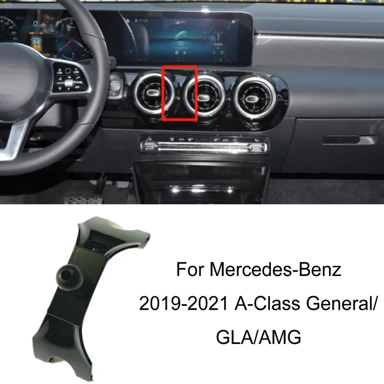 For Mercedes-Benz Mobile Phone Holder Car Air Outlet Base, Model: 19-21 A-Class General/GLA/AMG