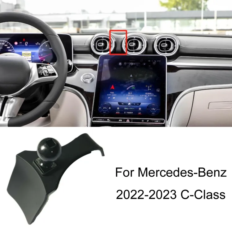 For Mercedes-Benz Mobile Phone Holder Car Air Outlet Base, Model: 22-23 C-Class