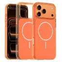 For iPhone 17 Pro Gold-Orange Original Color MagSafe Shockproof Phone Case