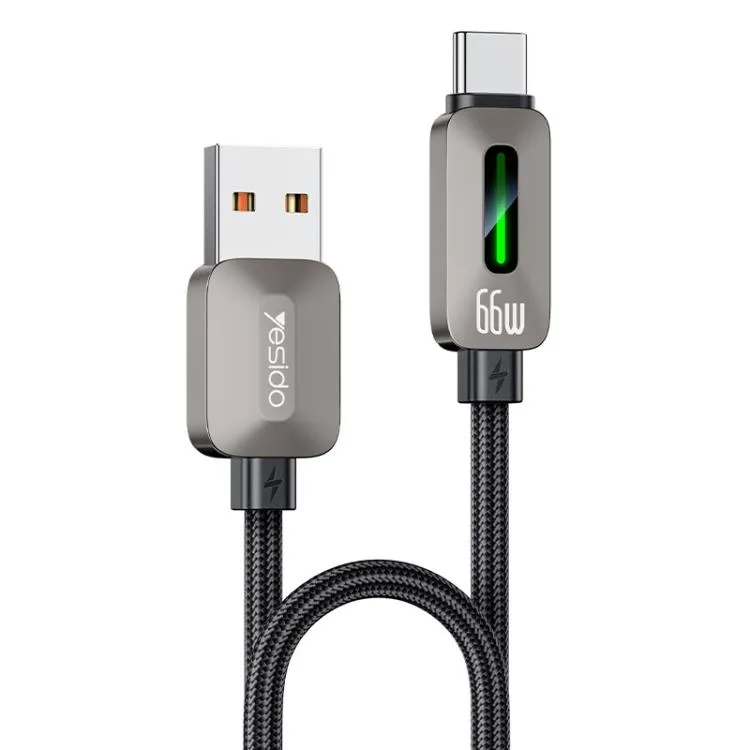 Yesido 66W USB to Type-C Streamer Light Data Cable