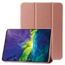 For iPad 2025 / 2022 Three-folding Holder Honeycomb Silicone + PU Smart Leather Tablet Case
