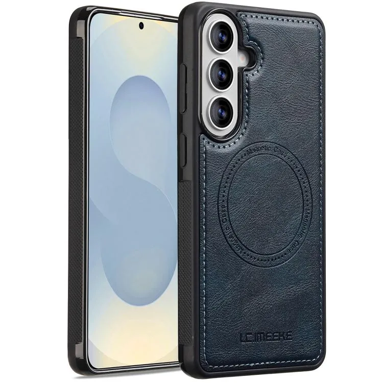 For Samsung Galaxy S26 5G LC.IMEEKE Magsafe Phone Case (Blue)