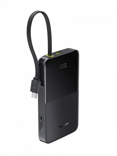 Baseus Powerbank 22.5W 10000mAh + Display EnerFill FC51 Bipow2 Pro Black