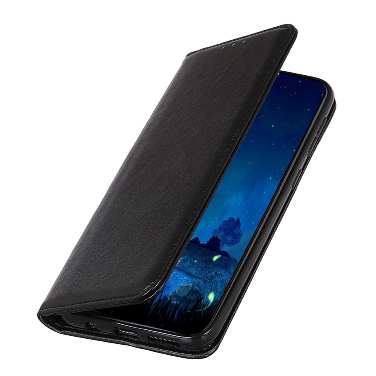 iPhone 13 Pro Magnetic Crazy Horse Texture Horizontal Flip Leather Case with Holder & Card Slots & Wallet 