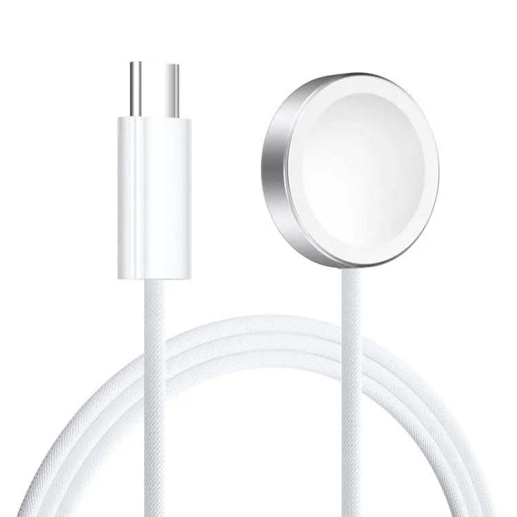 For Apple Watch Series xDfind Aluminum Alloy Shell Magnetic Wireless Watch Charger, Interface:Type-C