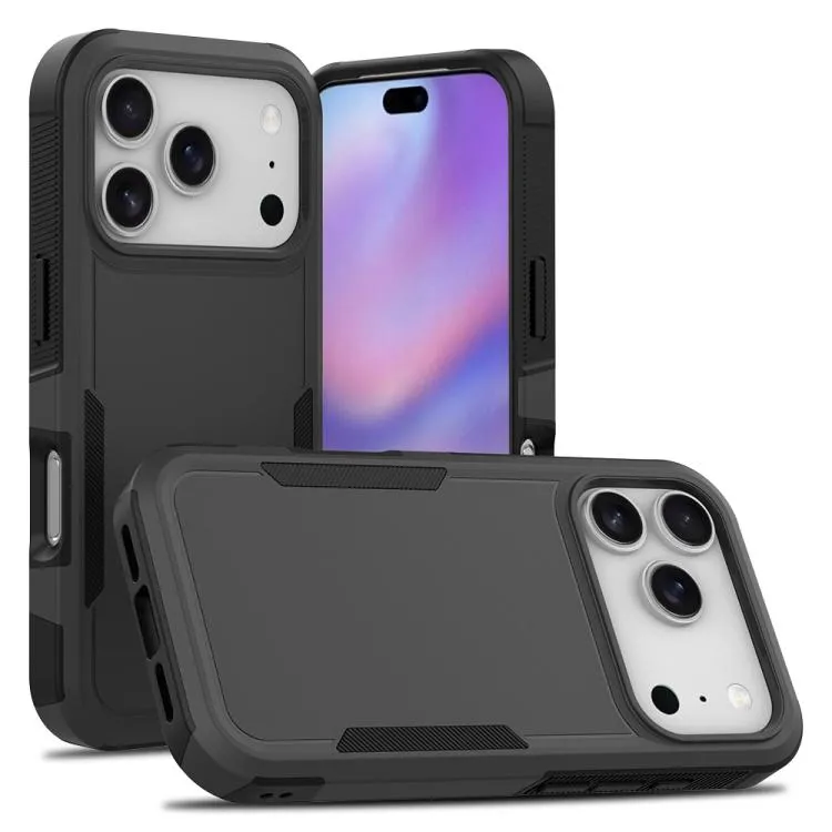 For iPhone 17 Pro 2 in 1 PC + TPU Phone Case