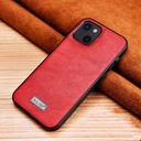 iPhone 13 SULADA Shockproof TPU + Handmade Leather Protective Case