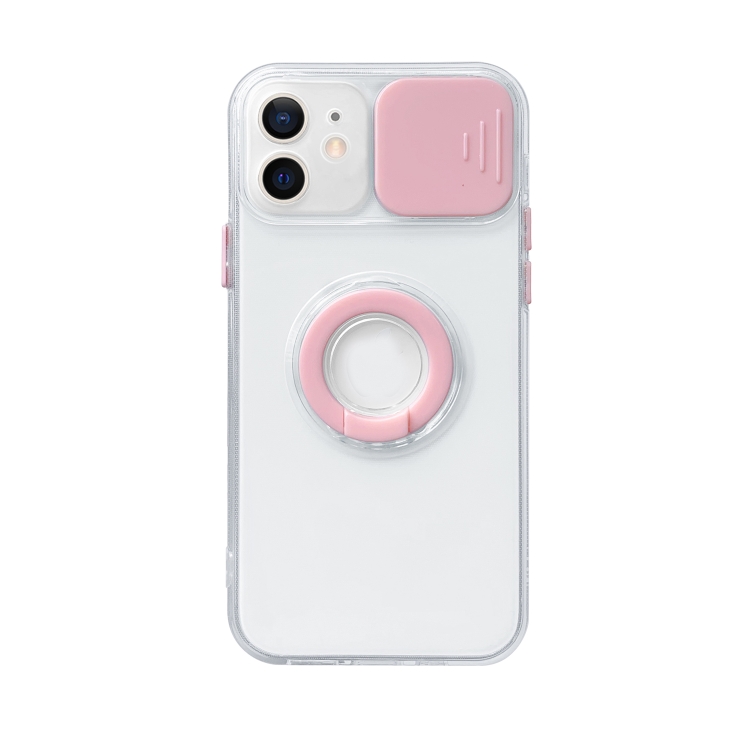 Phone 13 Sliding Camera Cover Design TPU Protective Case with Ring Holder.