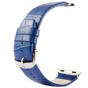 Kakapi for Apple Watch 42mm Crocodile Texture Classic Buckle Genuine Leather Watchband .