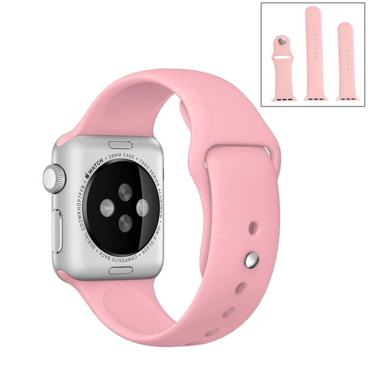 For Apple Watch Ultra 49mm&Watch Ultra 2 49mm / 45mm / 44mm / 42mm High-performance Ordinary & Longer Rubber Sport Watch Band.