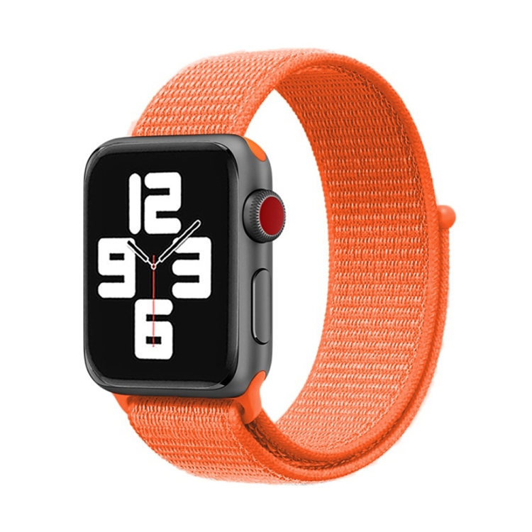 Simple Fashion Nylon Watch Band for Apple Watch Ultra 49mm&Watch Ultra 2 49mm / Series 9&8&7 45mm / SE 3&SE 2&6&SE&5&4 44mm / 3&2&1 42mm, with Magic Stick.