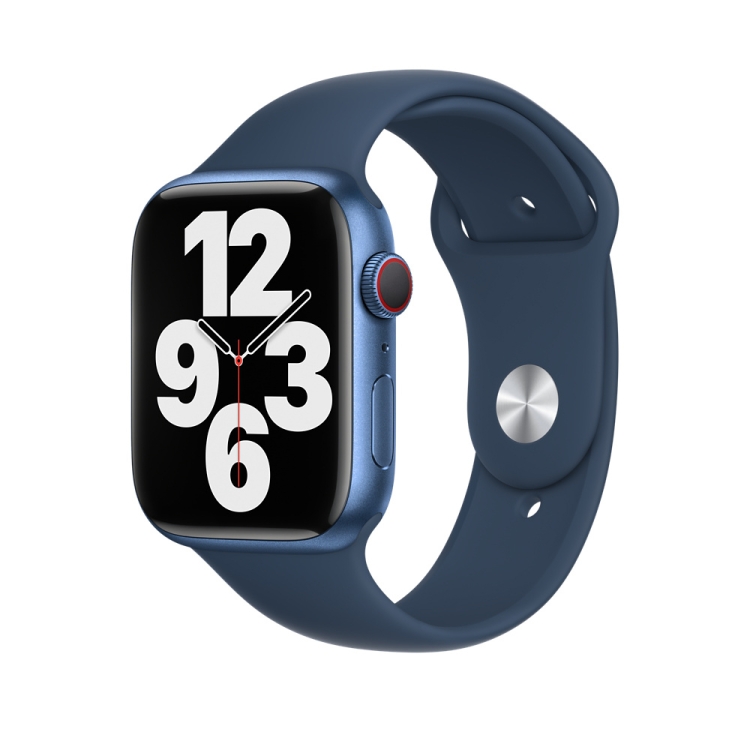 Silicone Watch Band For Apple Watch Series 9&8&7 41mm / SE 3&SE 2&6&SE&5&4 40mm / 3&2&1 38mm.