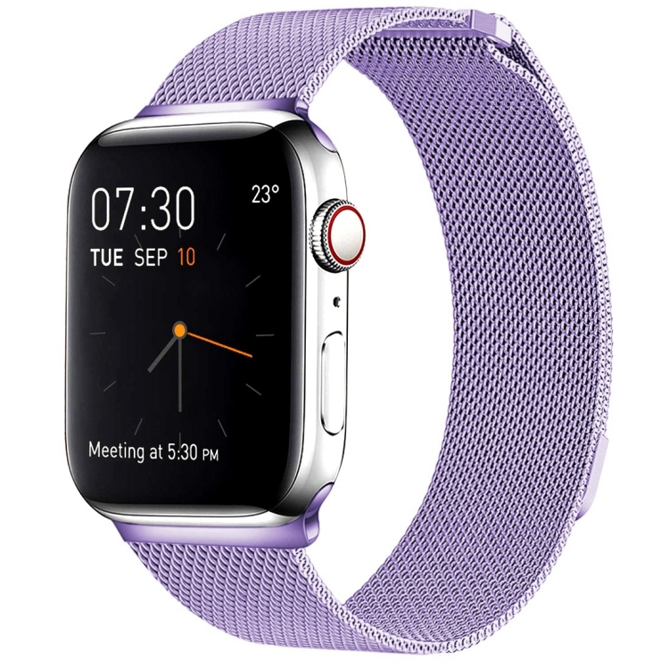 Milanese Loop Magnetic Stainless Steel Watch Band for Apple Watch Ultra 49mm / 45mm / 44mm / 42mm.