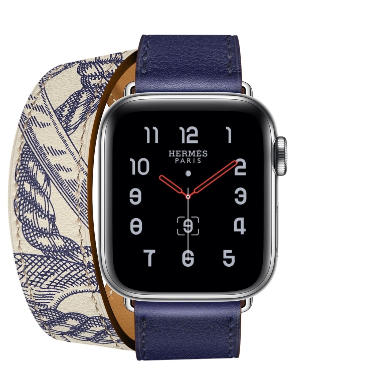 For Apple Watch 3 / 2 / 1 Generation 38mm Universal Silk Screen Printing Double-loop Watch Band.