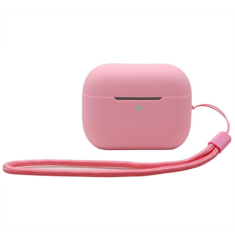 For AirPods Pro 2 2.0mm Solid Color Silicone Protective Cover