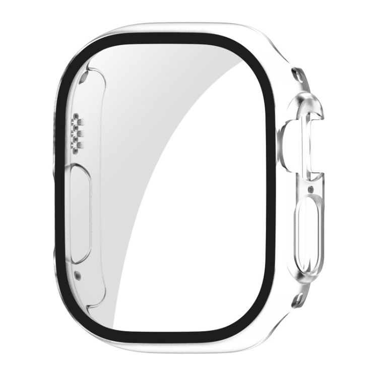 For Apple Watch Ultra 49mm ENKAY PC Frame 9H Tempered Glass Case.