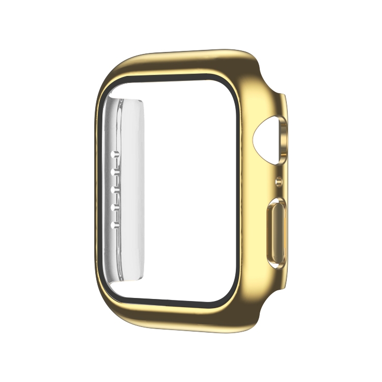 
Electroplating Monochrome PC+Tempered Film Watch Case For Apple Watch Series 6/5/4/SE 44mm