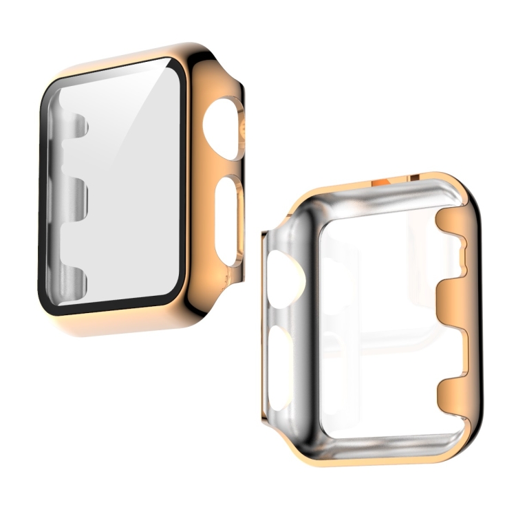 For Apple Watch Series 3 & 2 & 1 42mm Full Coverage PlatingGlass Case.