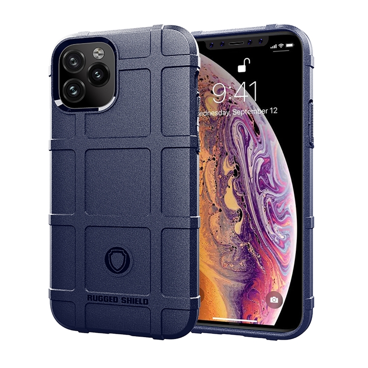 [00-295] 12 Pro Max Full Coverage Shockproof TPU Case (Blue)