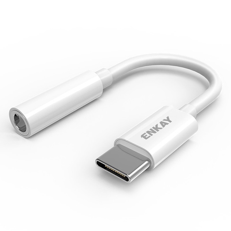ENKAY USB C  to 3.5mm Aux Adapter Digital Decoding Audio Cable.