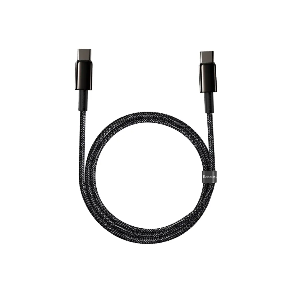 Baseus 100w fast charging cable usb-c to usb-c.