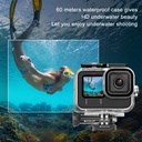 PULUZ for GoPro HERO12 Black /11 Black /10 Black /9 Black 60m Waterproof Housing Protective Case with Buckle Basic Mount & Screw.