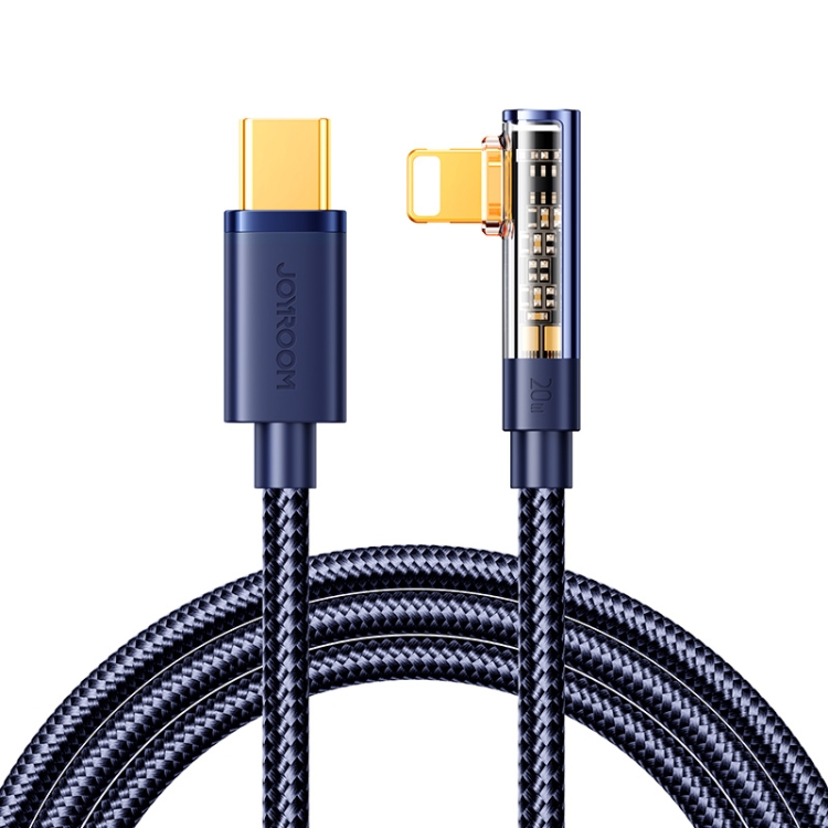 JOYROOM  20W Type-C to 8 Pin Elbow Fast Charging Data Cable.