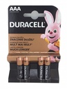 Duracell Alkaline AAA Batteries 4pcs.