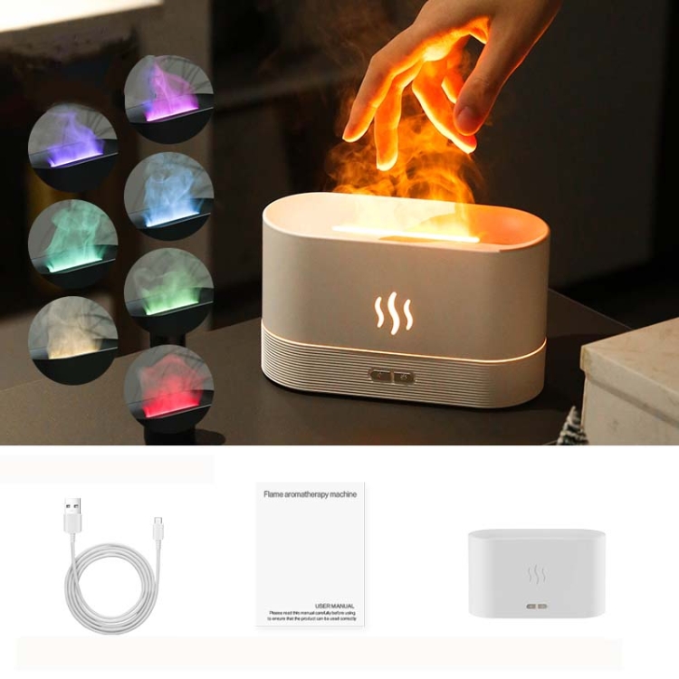 Flame Aroma Diffuser Night Light Humidifier.
