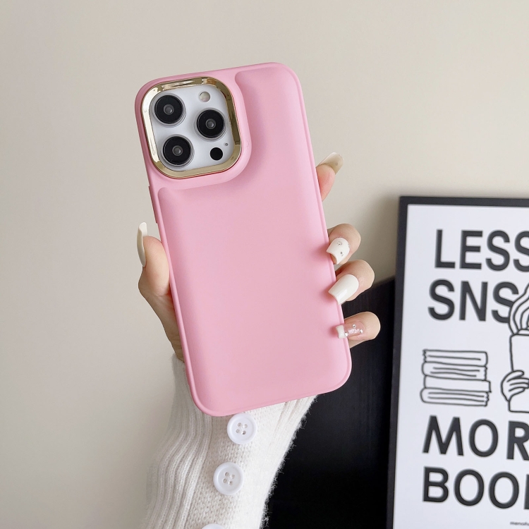 For iPhone 14 Cushion Liquid Silicone Phone Case.