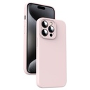 For iPhone 15 Pro Max Microfiber Liquid Silicone Shockproof Phone Case.