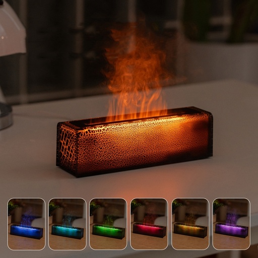 [1581] Lava Flame Aromatherapy Machine Air  With Colorful Light.