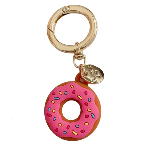 [key] For Airtag Donut Shape Tracker Case Positioner Silicone Sleeve.