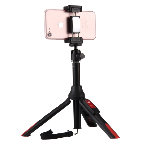 [phone holder]  20-68cm Grip Foldable Tripod Holder Multi-functional Selfie Stick Extension Monopod with Phone Clip & Remote Control .
