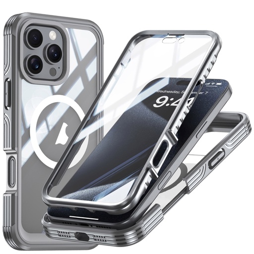 [SUPER STRONG] For iPhone 16 Pro Max RedPepper Tempered Glass MagSafe Phone Case