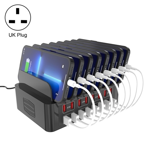 [1178] 150W 16 x USB Ports Smart Charging Station with Phone & Tablet Stand.