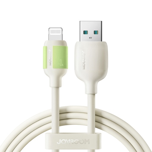 [1252] JOYROOM Fluorescent Series 3A USB to 8 Pin Fast Charging Data Cable.