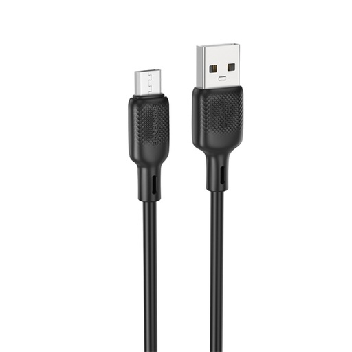 [1265] BOROFONE 2.4A USB to Micro USB Silicone Charging Data Cable.3M.