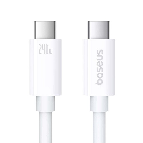 Baseus Cable USB-C to USB-C Superior Series 2 USB4 240W 1m White