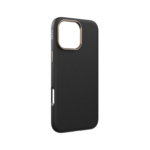 For iPhone 16 Pro Max Mulsanne Series Plain Leather MagSafe Magnetic Phone Case.