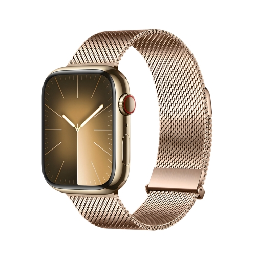 For Apple Watch SE 2023 40mm DUX DUCIS Milanese Pro Series Stainless Steel Watch Band.