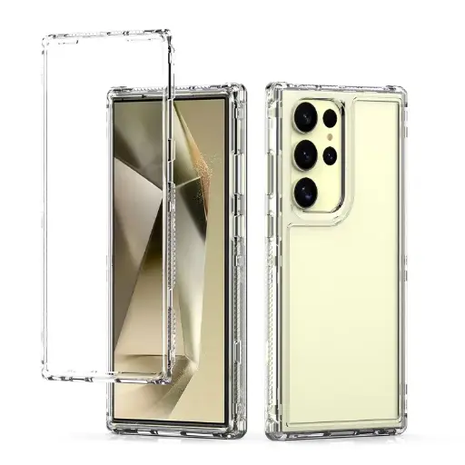 [s25 ultra] For Samsung Galaxy S25 Ultra 5G Acrylic Transparent Phone Case.